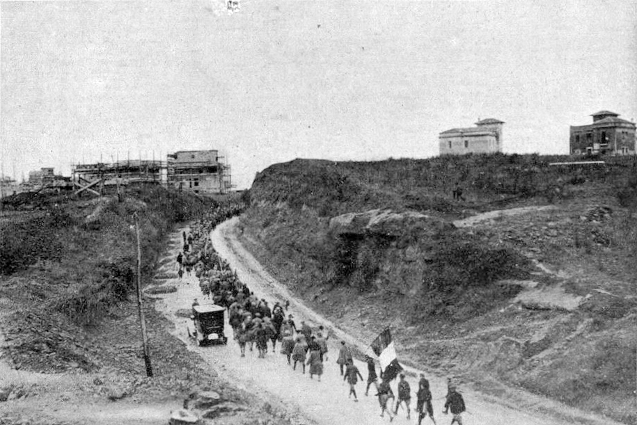 Blackshirts marching on Rome